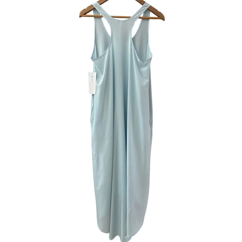 Athleta Presidio Traveler Maxi Dress Light Blue Size Small - Picture 3 of 9